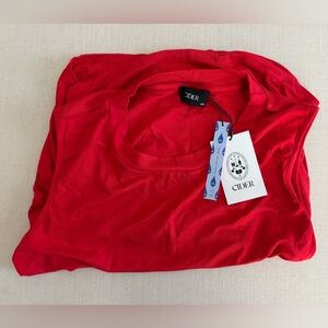 Cider Red Women's Tank NWT